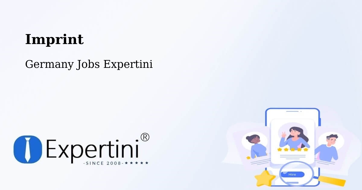 Imprint – Ottobrunn - Germany Jobs Expertini